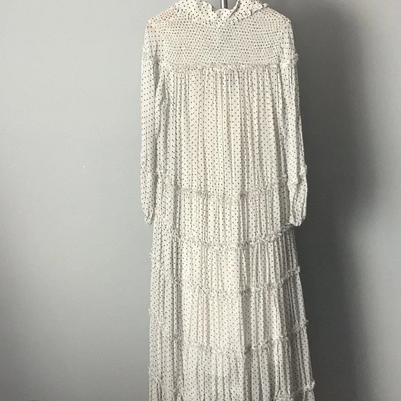 💫HP💫ANTHROPOLOGIE Tiered Chiffon Dress - Picture 8 of 12